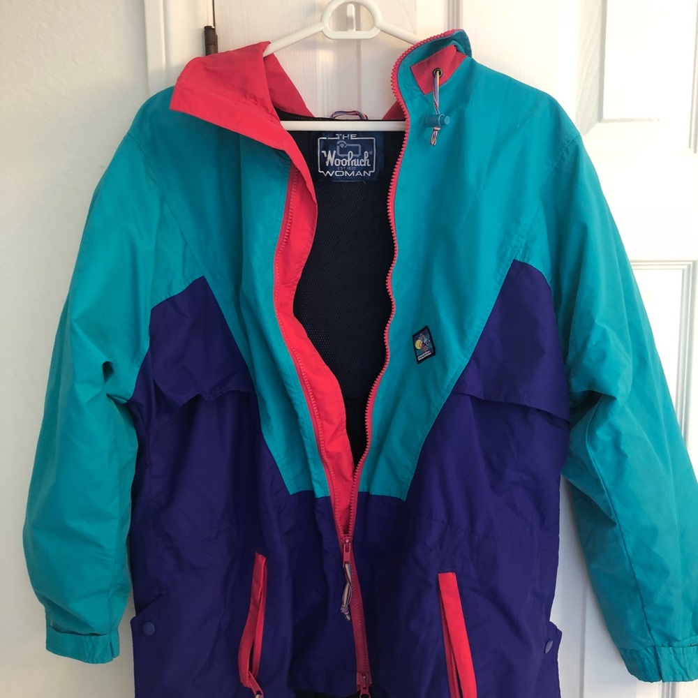 Vintage 90’s Woolrich sigment gear jacket
